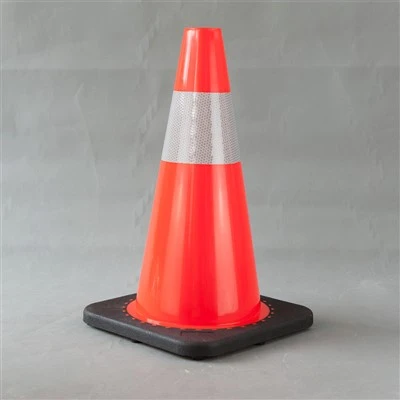 45cm høyde resirkulere PVC oransje kjegler
